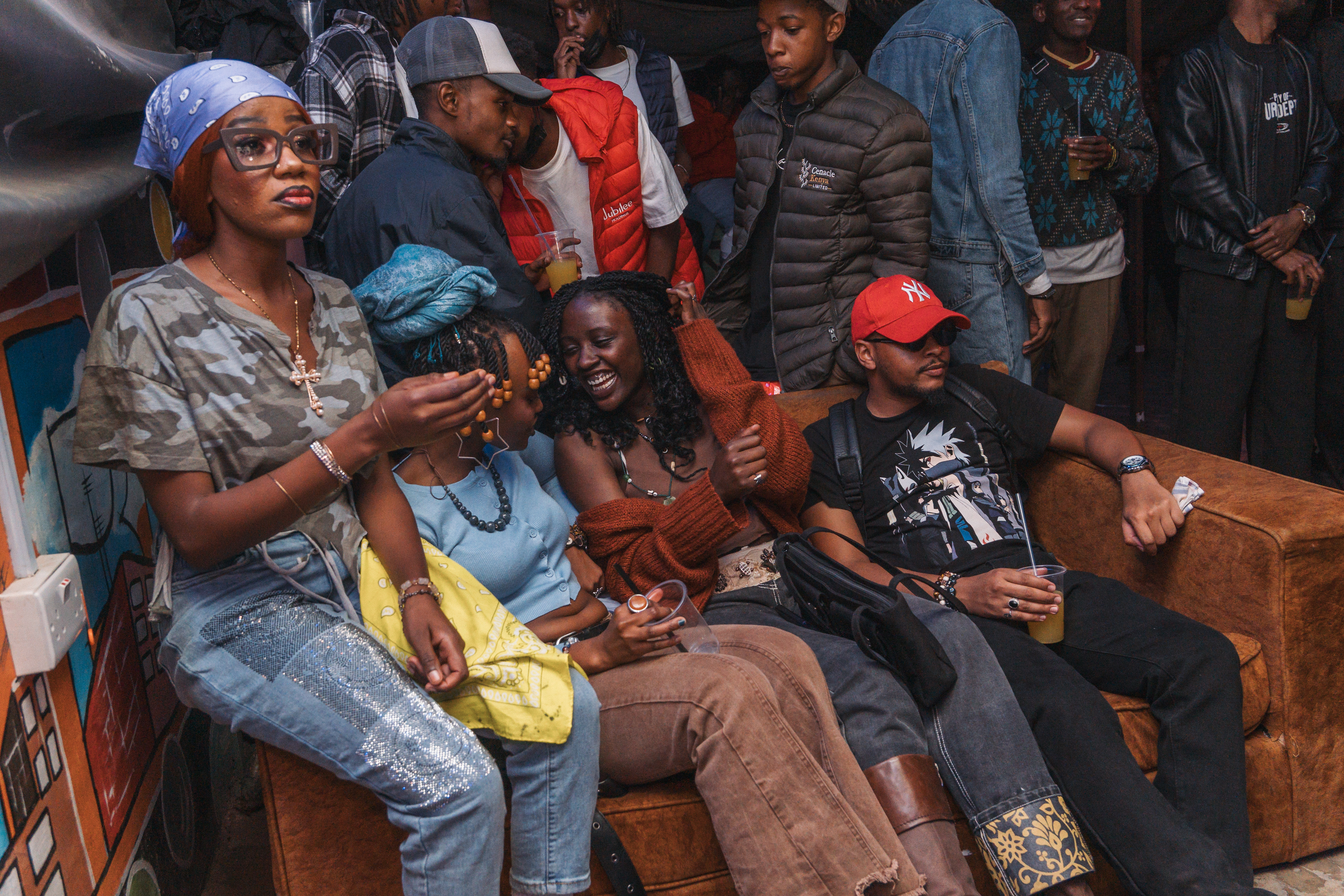 Owirri sharing a joyful moment with her creative community